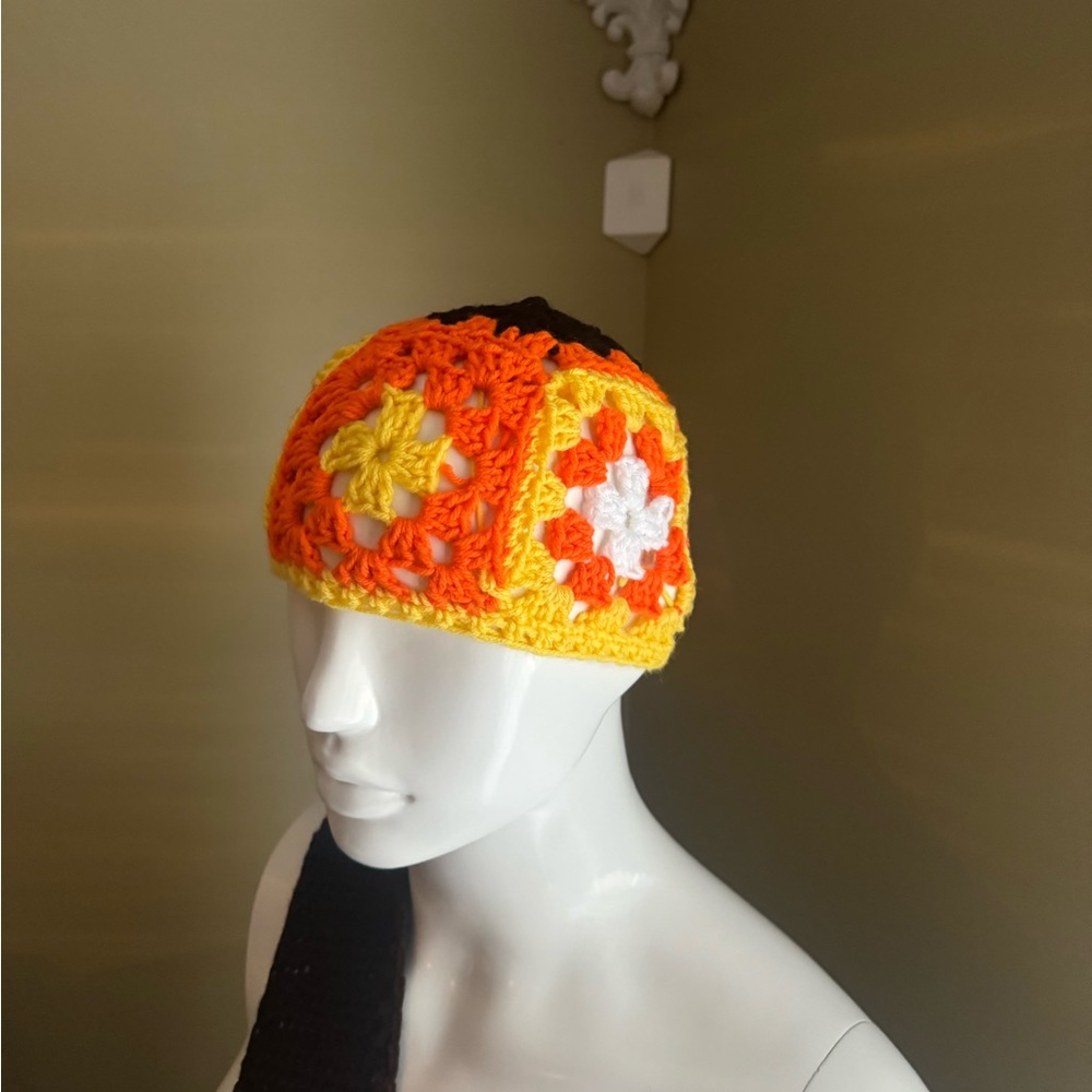 Handmade crochet bucket my hat